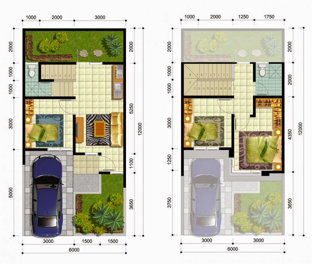 Desain Rumah Minimalis 2 Lantai Tipe 72 - MODEL RUMAH UNIK