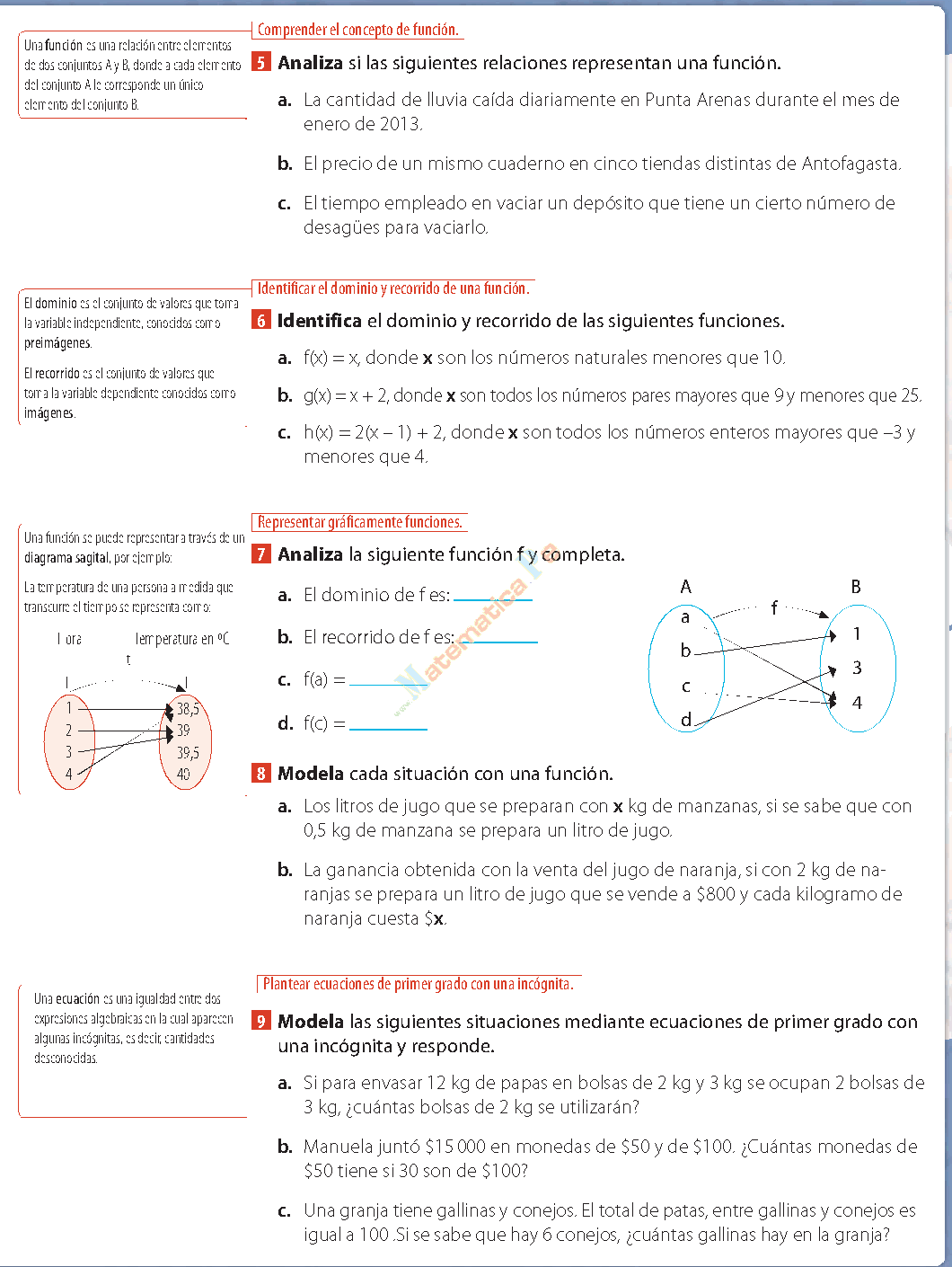 ECUACIONES Y FUNCIONES ecuaciones y funciones: