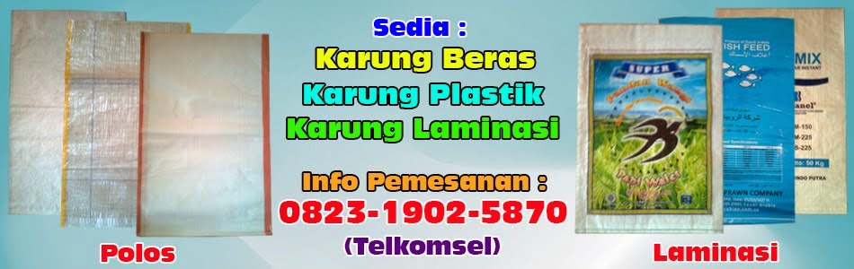 Karung Plastik Baru Murah, Sablon Karung Beras Plastik, Jual Beli Karung, Ukuran Karung Beras 25Kg