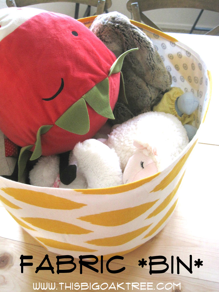 Fabric Bin {tutorial}