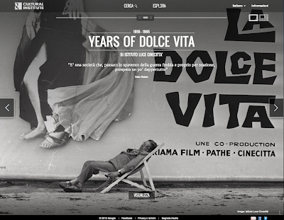 Schermata de "Gli anni della Dolce Vita" online