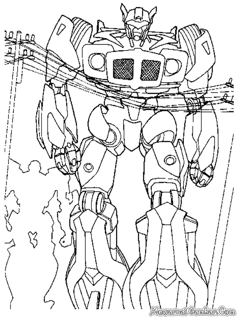 Mewarnai Robot Transformer | Mewarnai Gambar