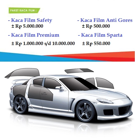 Harga Jasa Pemasangan Kaca Film Mobil Murah Area Bekasi