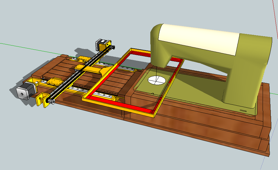 boxedcnc CNC EMBROIDERY la base in legno