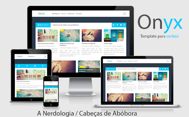 Sorteio de um Layout moderno para blogger