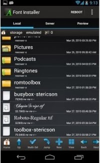 download font installer Cara Mengganti / Menambah Font di Smartphone Android