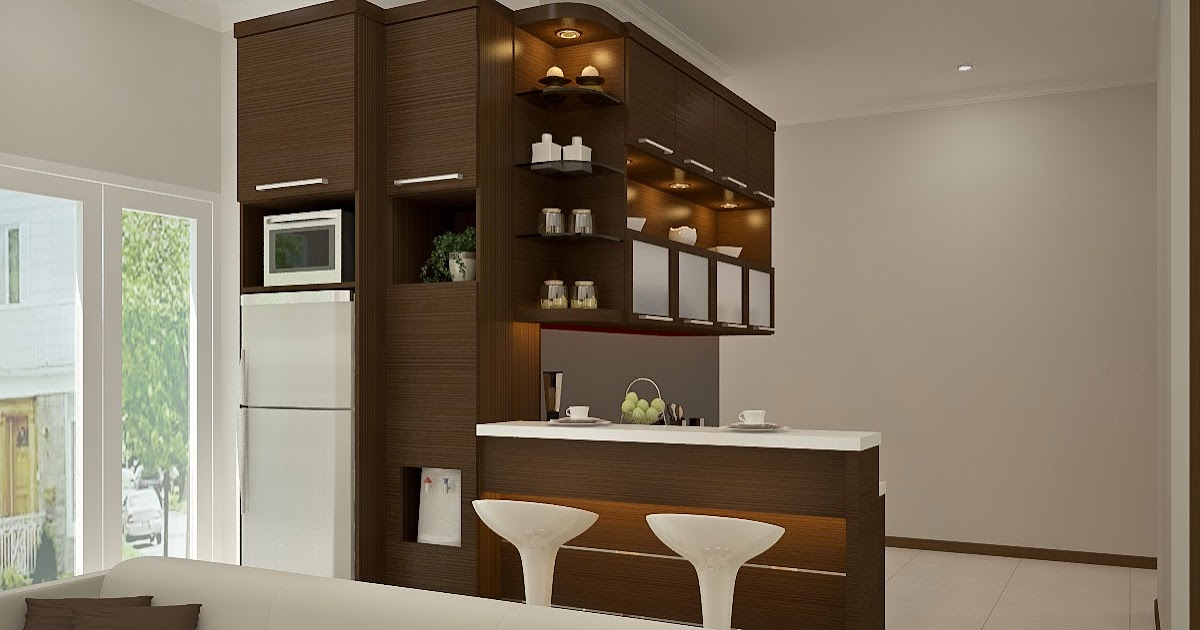 DAPUR BERSIH DENGAN MEJA PANTRI Dian Interior Design DAPUR BERSIH DENGAN MEJA PANTRI Dian Interior Design