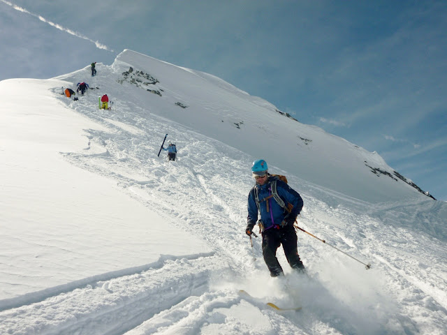 Travesia esqui de montaña:Chamonix-Zermatt:Vervier-Cabaña Prafleuri