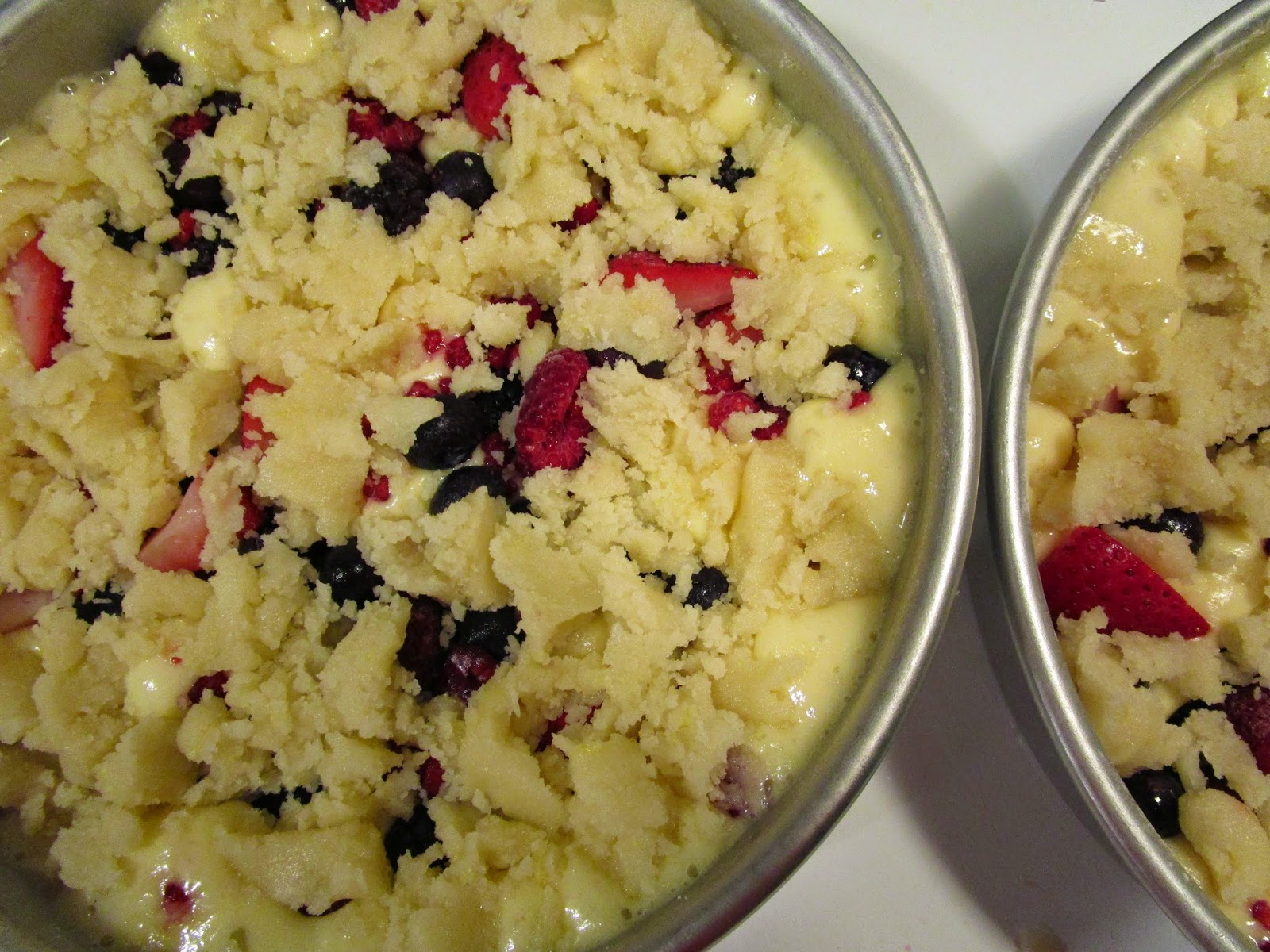 The Edible Givens Lemon Berry Cake with Mascarpone Filling