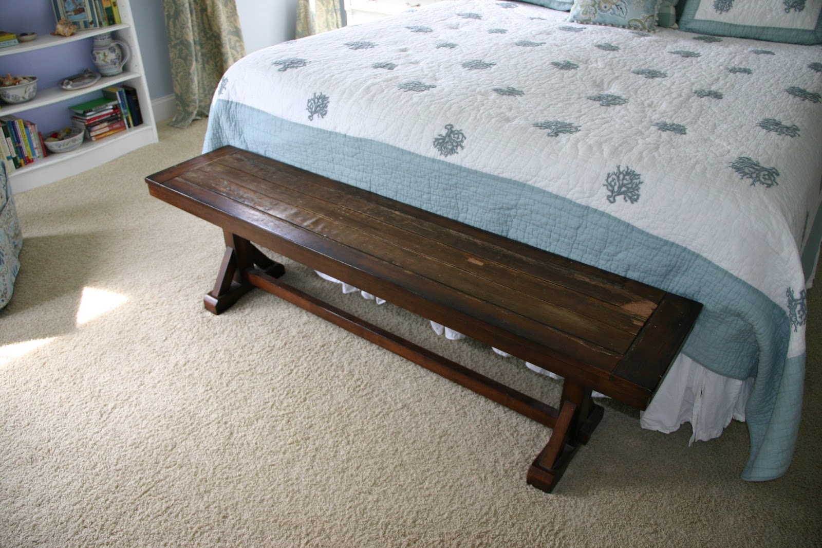 Cottage Blue Designs Newest project Redo ugly bench