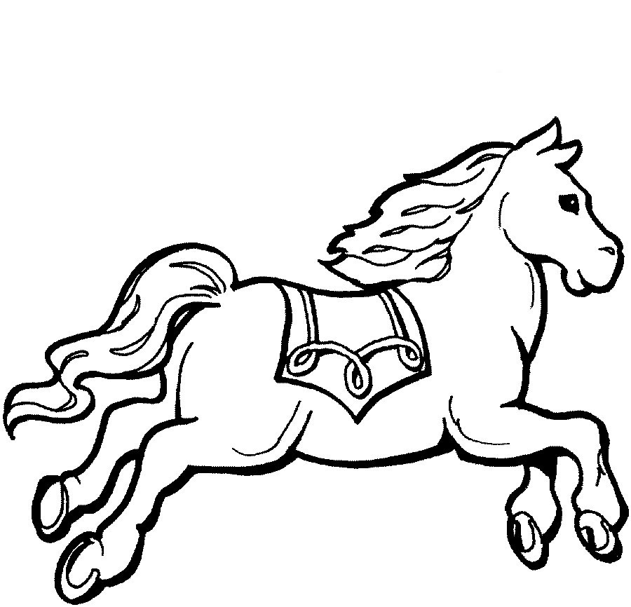Desenhos de Cavalos para Colorir - Colorir.com