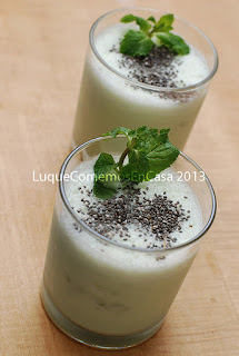 Smoothie De Limón Y Yerbabuena
