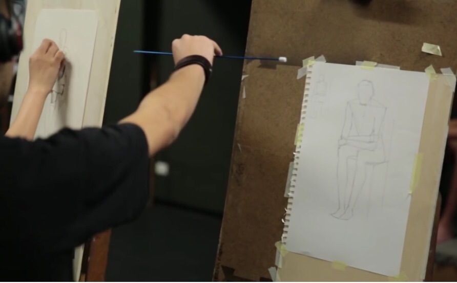 مراحل تعليم الرسم الأكاديمي بقلم الفنانة التشكيلية إيمان اللويمي المرحلة الأولى مجموعة كلنا رسامون للفنون التشكيلية