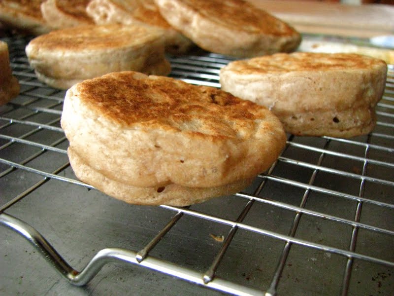 CakeWalk Sourdough English Muffins Redux