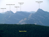 La Serra de Picancel des del miador del Camí de l'Aigua La Serra de Picancel des del miador del Camí de l'Aigua