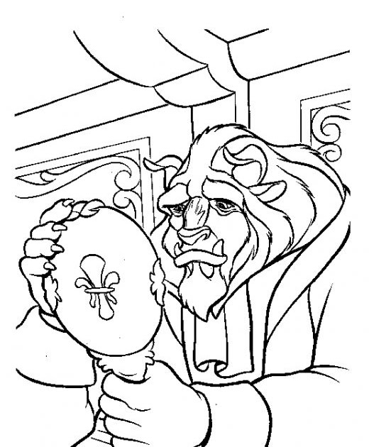 Fun Coloring Pages: Beauty and the Beast Coloring Pages