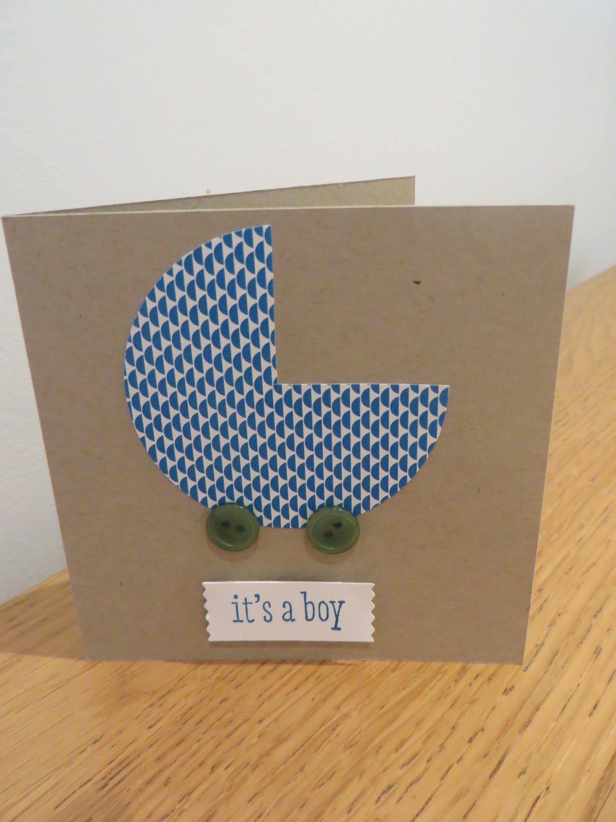 CraftyCarolineCreates: A Super Quick New Baby Card