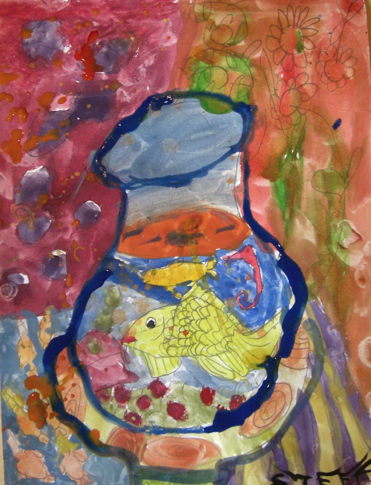 Quest Artists LE Fish Bowl StillLife