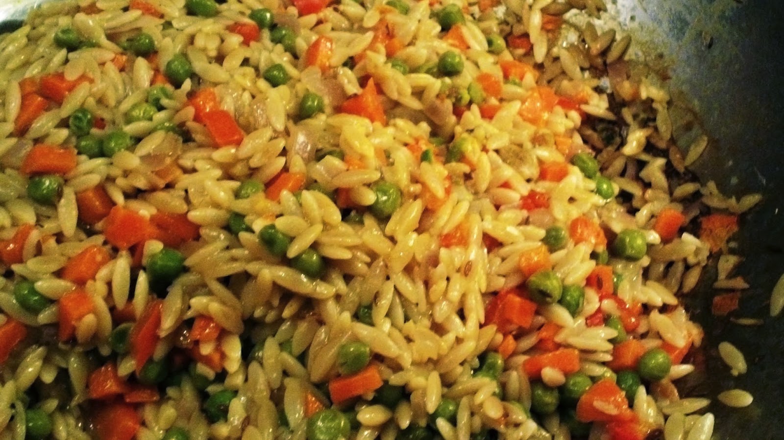 Chitra Amma's Kitchen Orzo Pilaf / Pulav