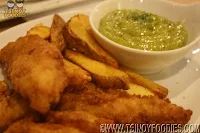 beer battered fish and chips