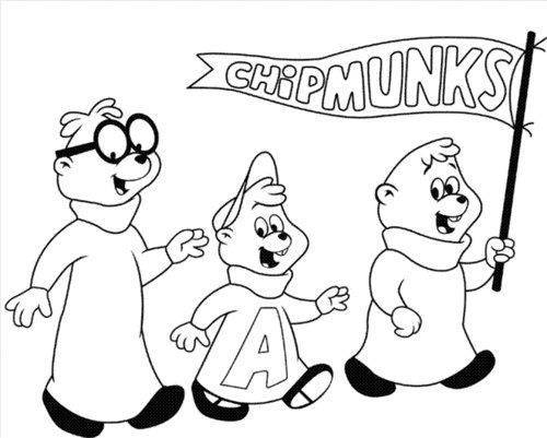 Alvin And The Chipmunks Coloring Pages Free For Kids >> Disney ... Alvin And The Chipmunks Coloring Pages Free For Kids >> Disney ...