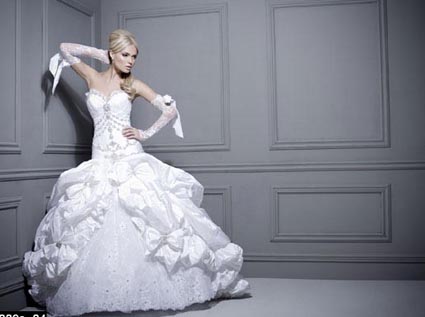 bridal gowns Pnina Tornai Miss Tornai lavishly disregards tradition