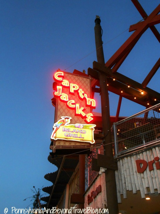 Pennsylvania & Beyond Travel Blog Capt'n Jack's Island Grill in Wildwood