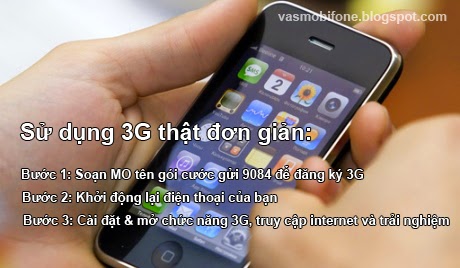 3 bước sử dụng 3g Mobifone thật đơn giản