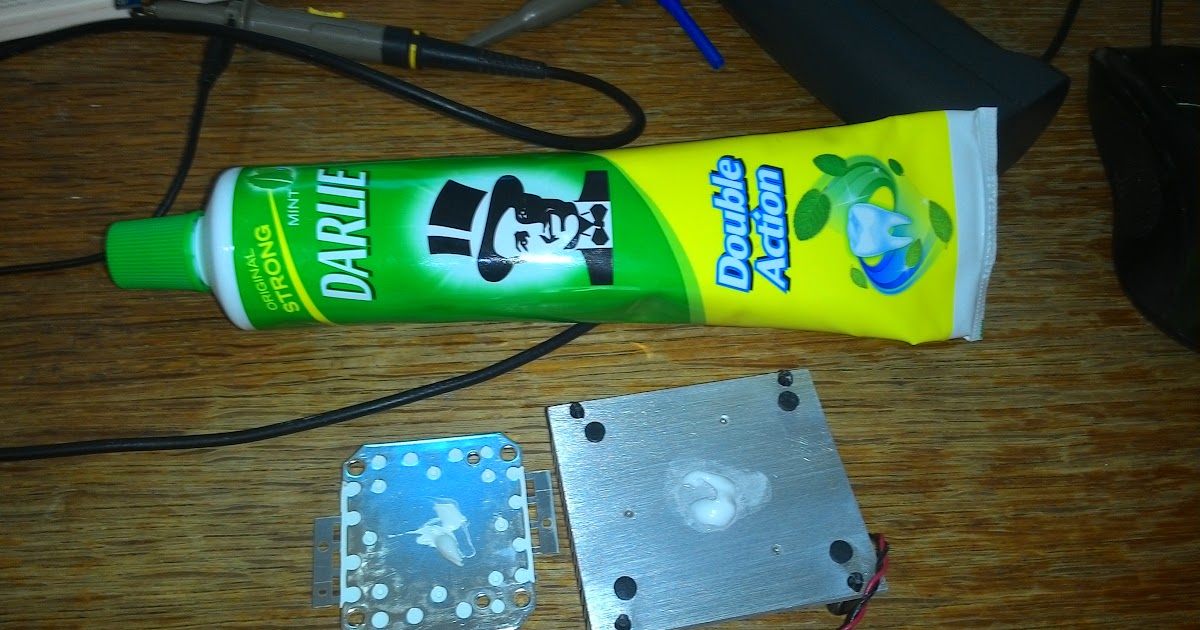 Afdhal Atiff Tan Toothpaste Emergency Thermal Paste?