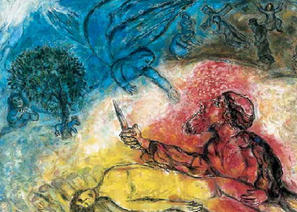 Marc Chagall, Sacrifice d'Abraham - Musée Chagall, Nice