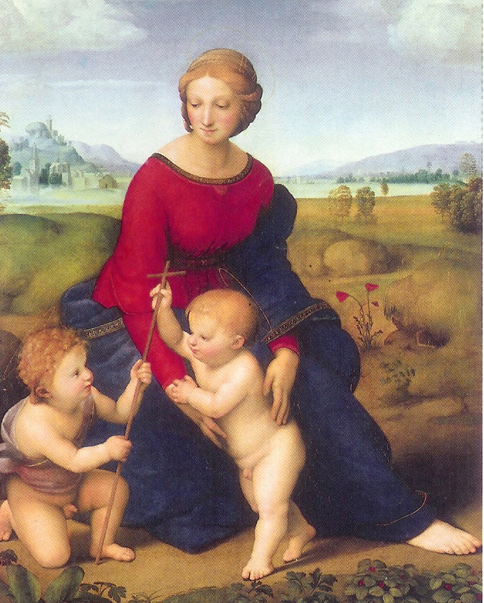 Raphael The Madonna of the Meadow or Madonna del Prato Art & Tourism