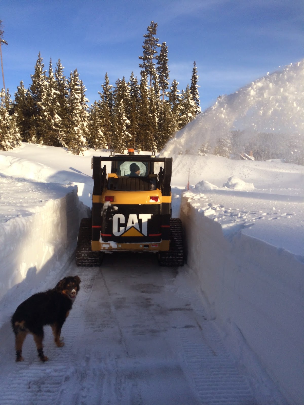 Cartpath Snow Removal Spanish Peaks Golf Course Maintenance