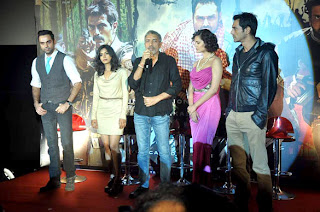 Esha Gupta, Arjun Rampal and Abhay Deol at First look launch of 'Chakravyuh'