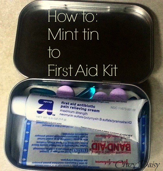 1 Crazy Daisy and 3 Pokey Joes Another DIY (Altoid first aid kit)