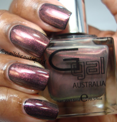 Glitter Gal Duochrome Buckled Bronze