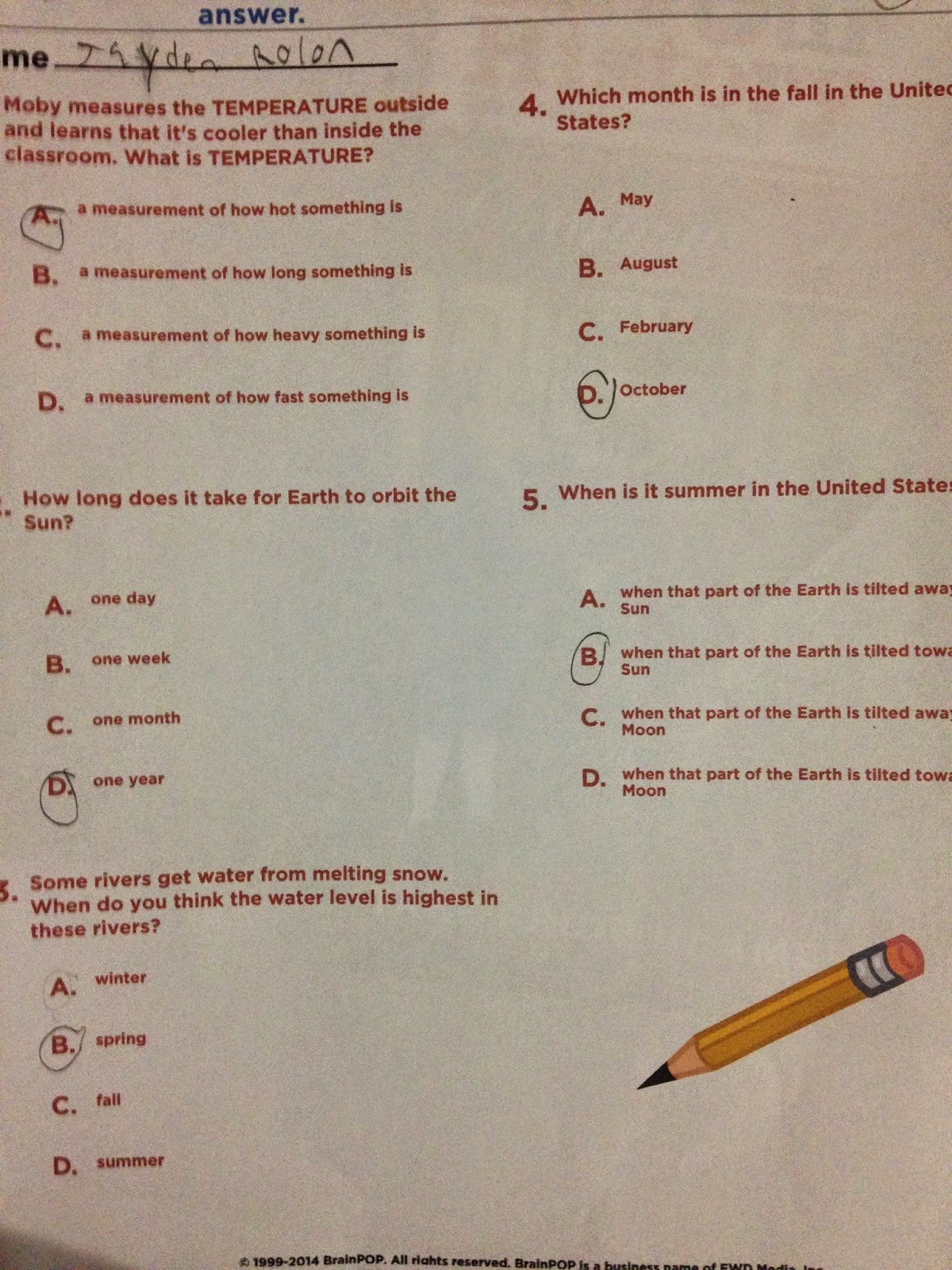 The Rolon Clan Science The Reason For The Seasons
