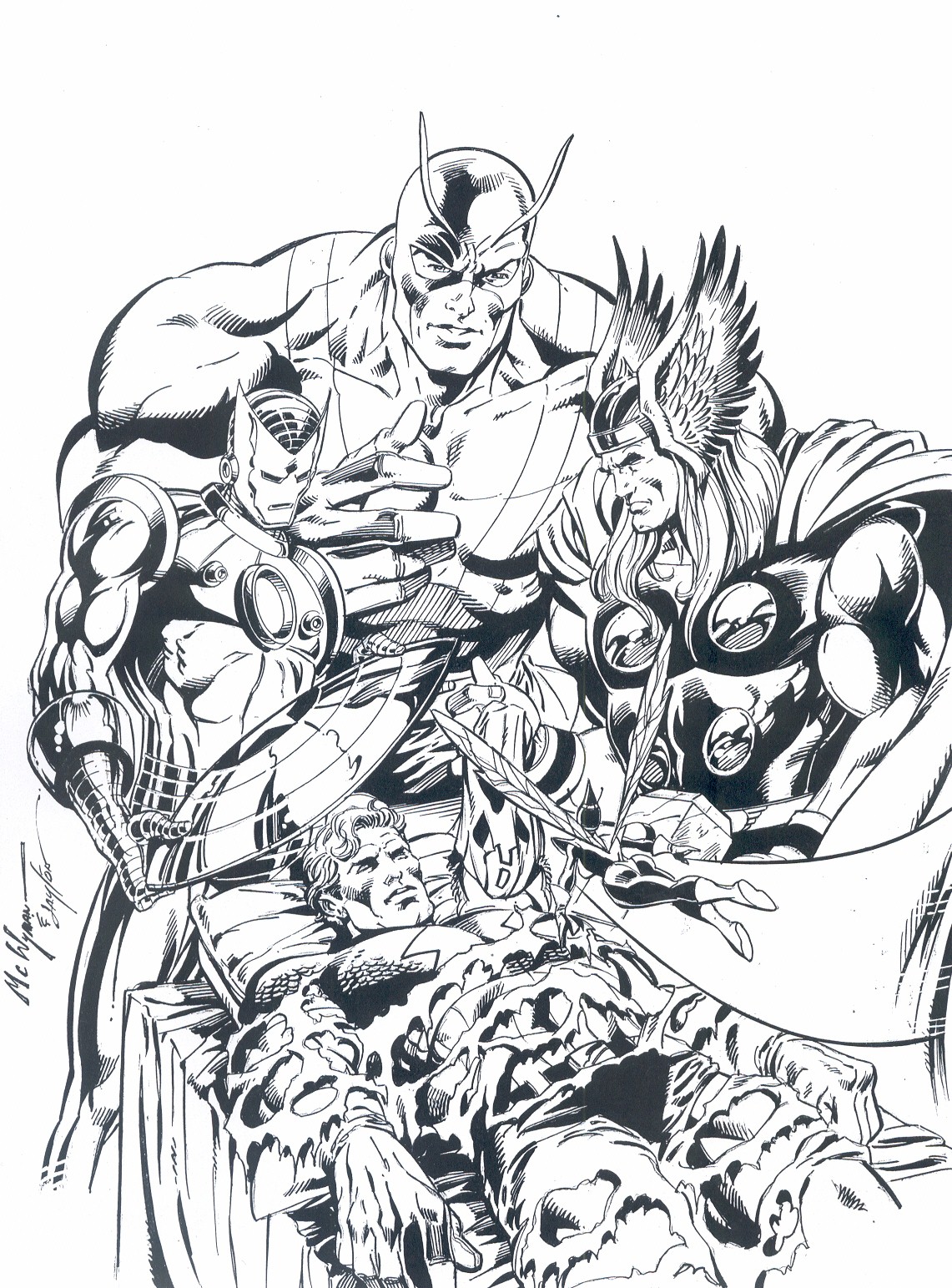 desenhos para colorir os vingadores desenhos para colorir