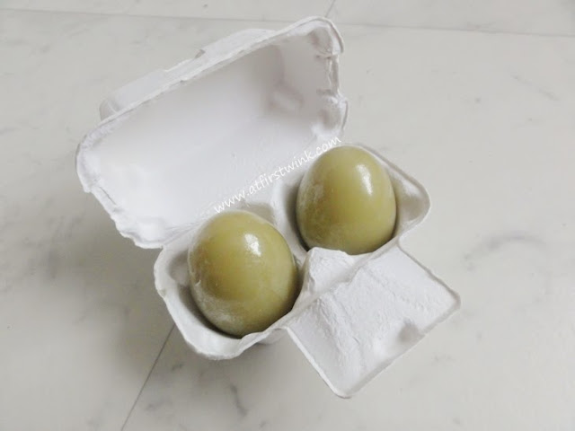 Holika Holika green tea egg soaps