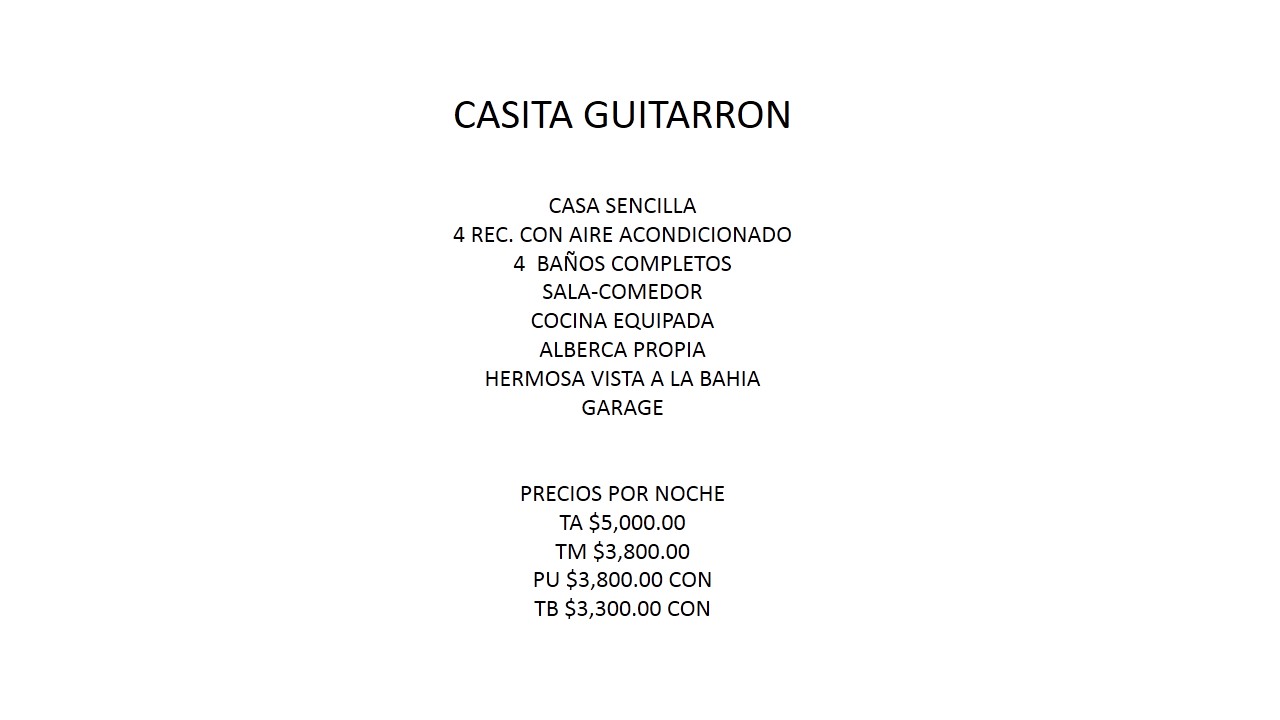 CASITA GUITARRON