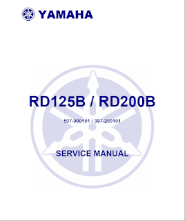 Original Yamaha Service Manual RD125B / RD200B