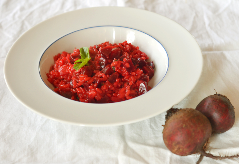 The World in My Kitchen Beet Risotto Kid and Adult Friendly!