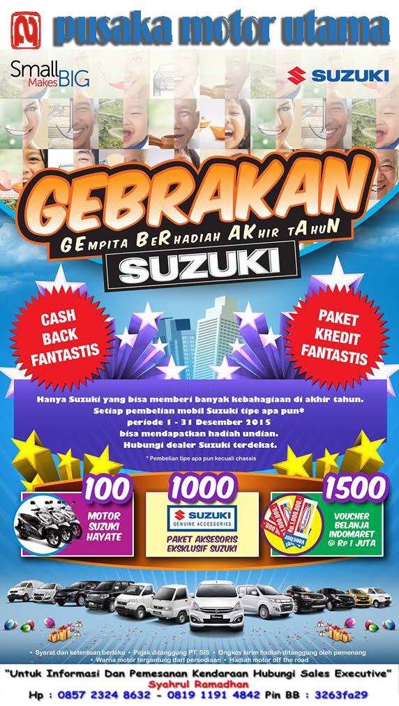 GEBRAKAN SUZUKI SUKABUMI - PUSAKA MOTOR UTAMA