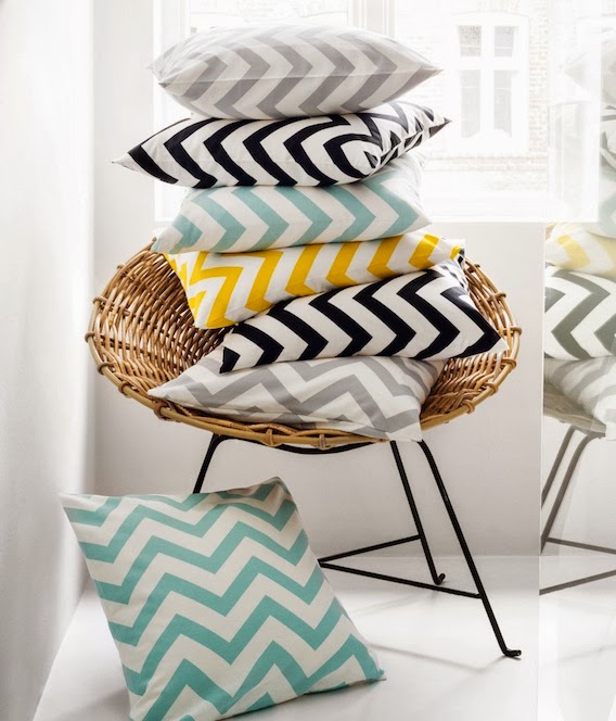 Object of the day H & M new season cushions YOUR HOME IS LOVELY