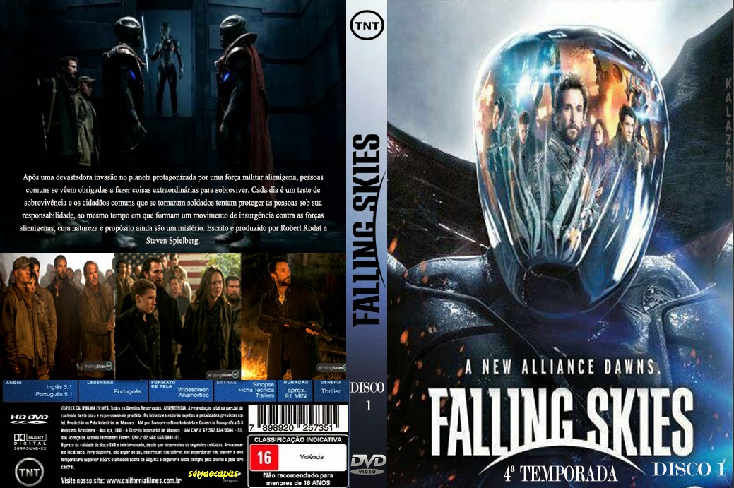 FALLING SKIES 4ª TEMPORADA:CAPAS BOM DE MAIS FALLING SKIES 4ª TEMPORADA:CAPAS BOM DE MAIS