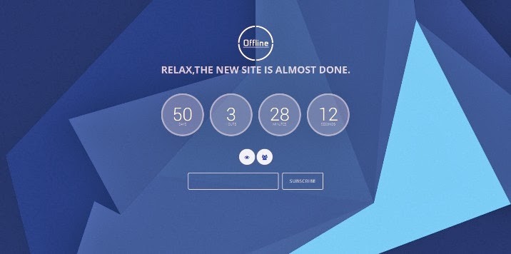 Offline - Animated Under Construction Page