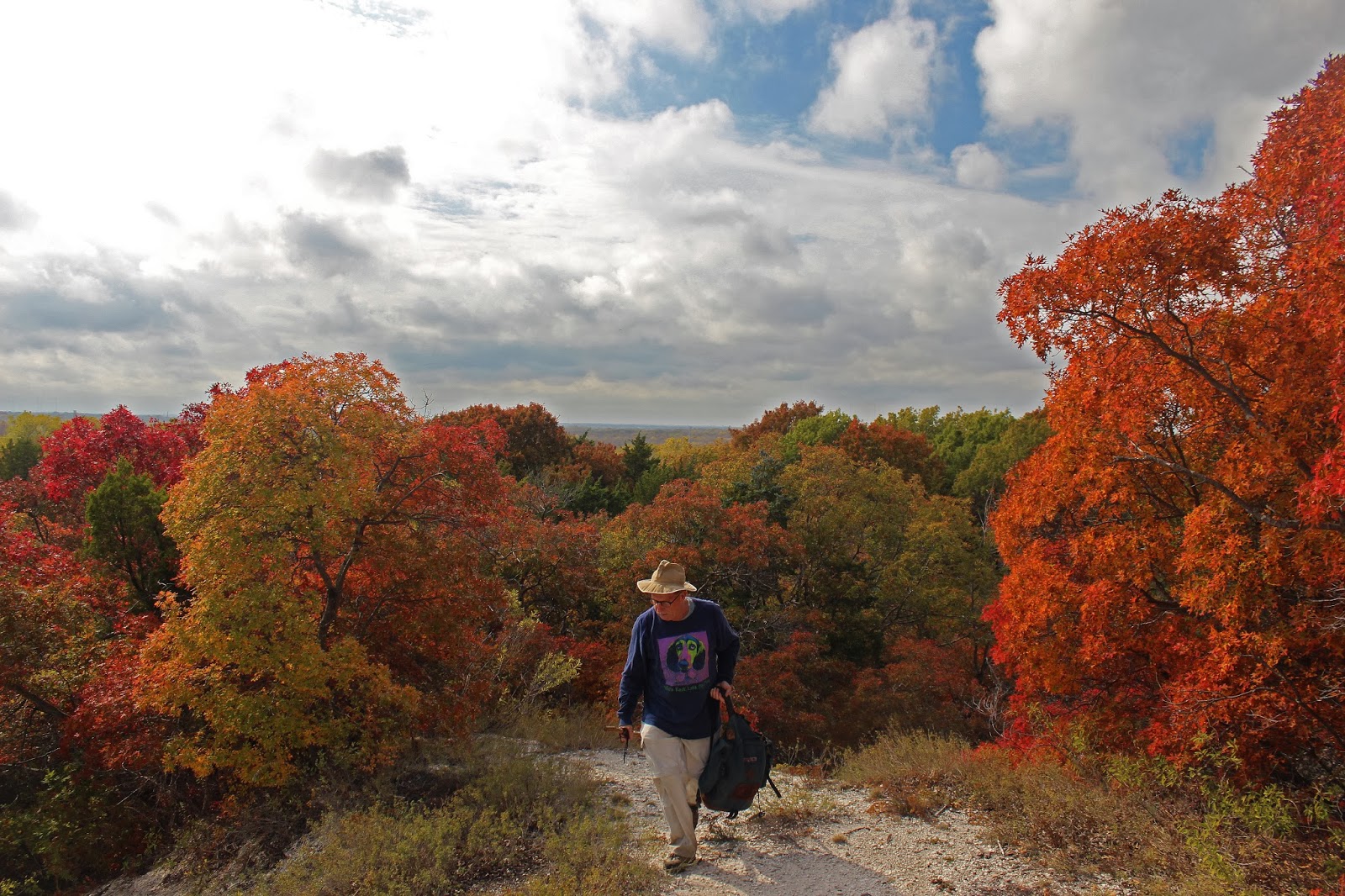 Dallas Trinity Trails Texas Fall Color On Dallas Lower White Rock