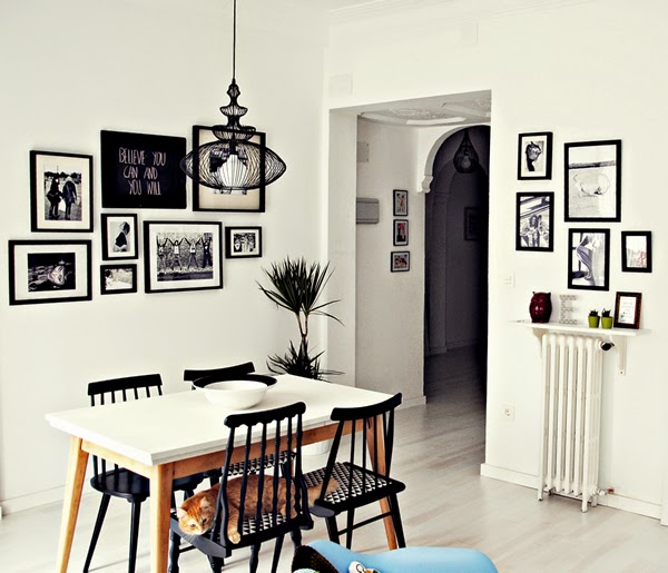 Little * haus magazine: ideas: decorando las paredes con cuadros