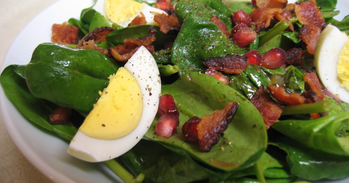 Mercado's Life Lessons: Wilted Spinach Salad with Hot Bacon Dressing