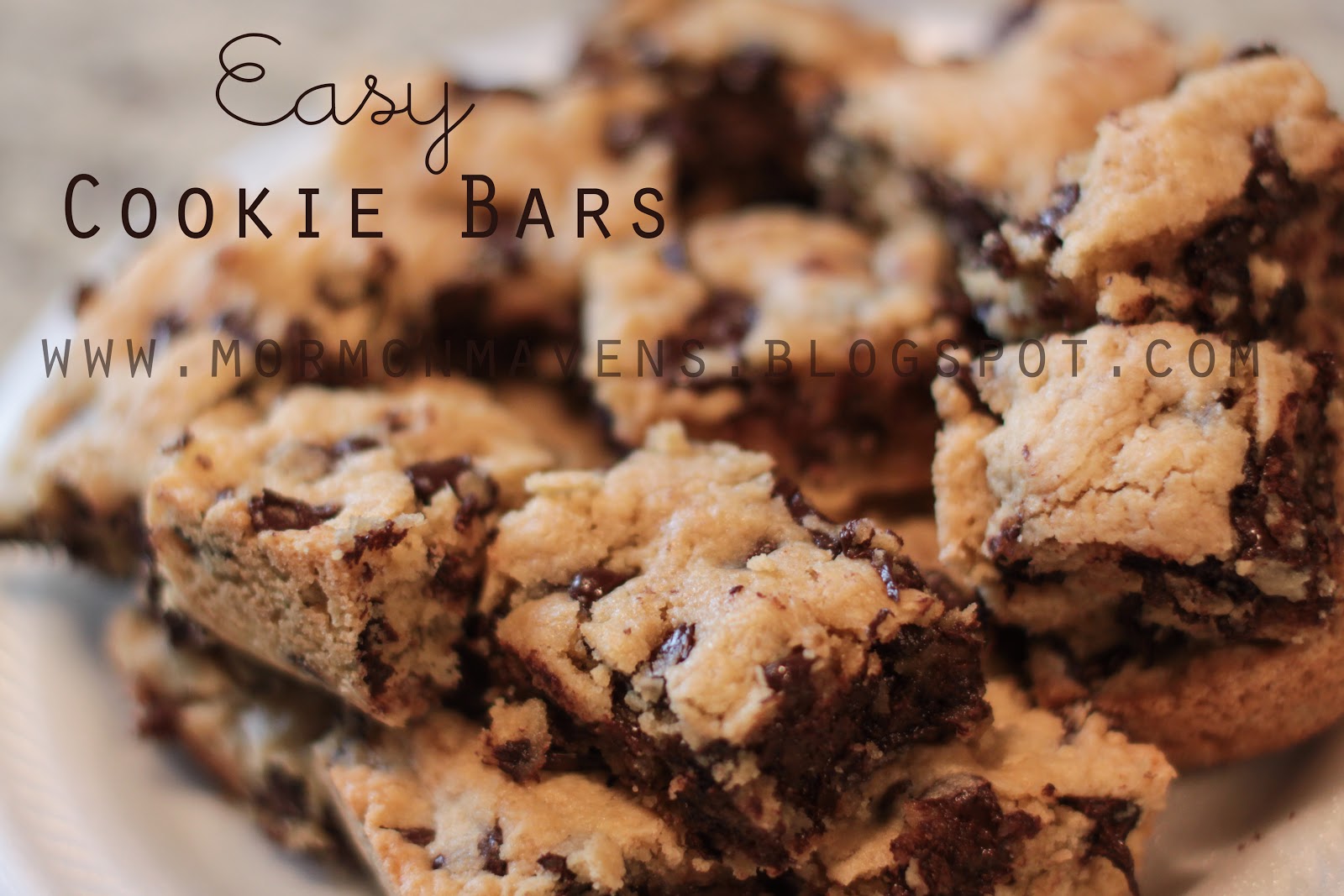 Mormon Mavens in the Kitchen Easy Cookie Bars