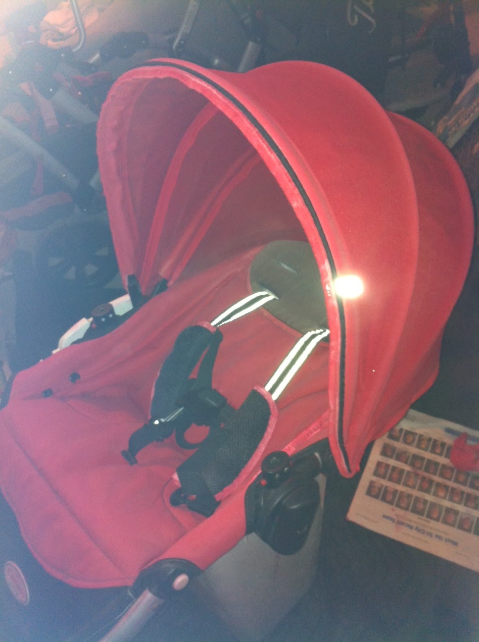 Freckle Face Girl Painting Fabric {A sunfaded stroller} The Busy